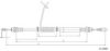 CABOR 11.5682 Cable, parking brake
